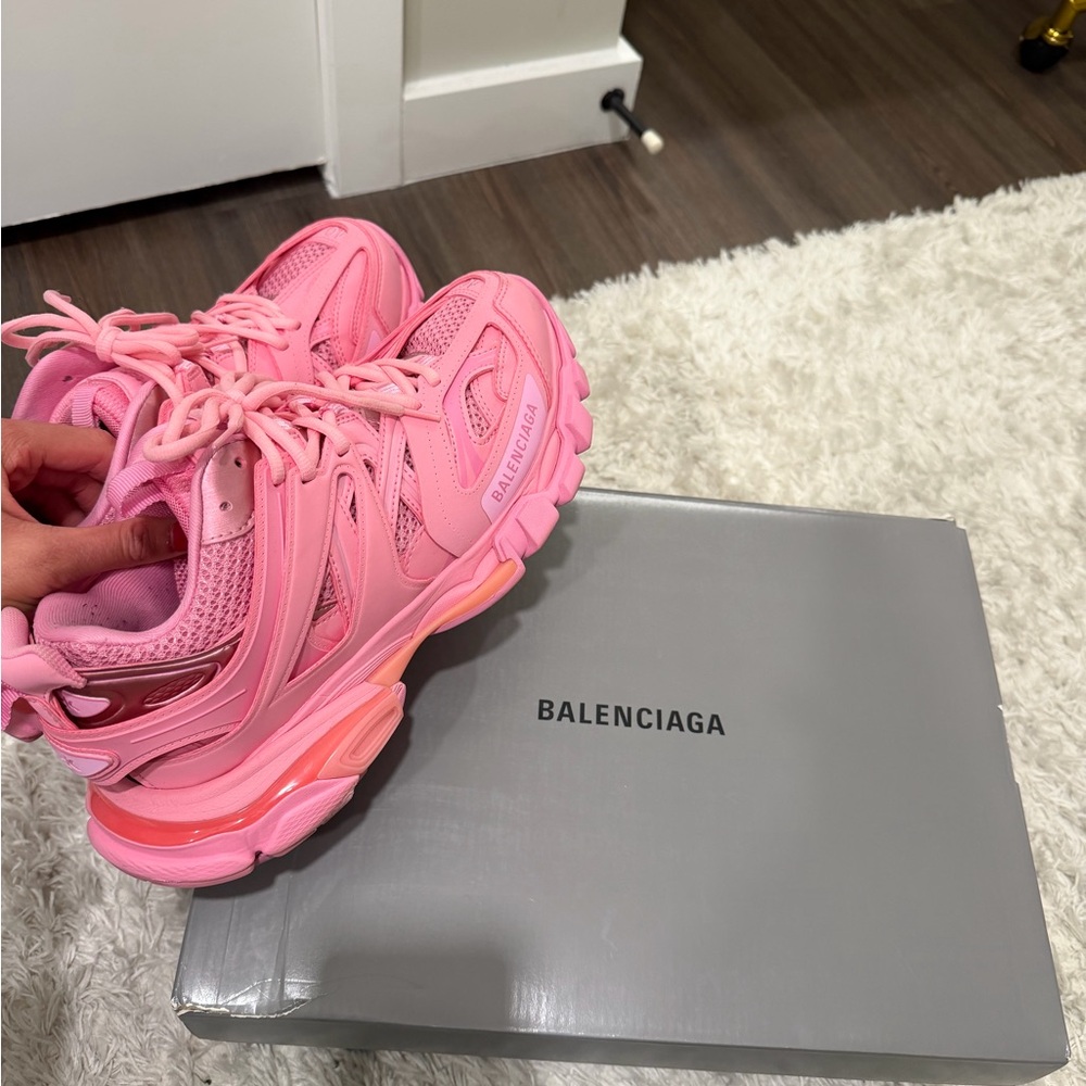 Balenciaga Vibrant Pink Athletic Shoes - Picture 6 of 6